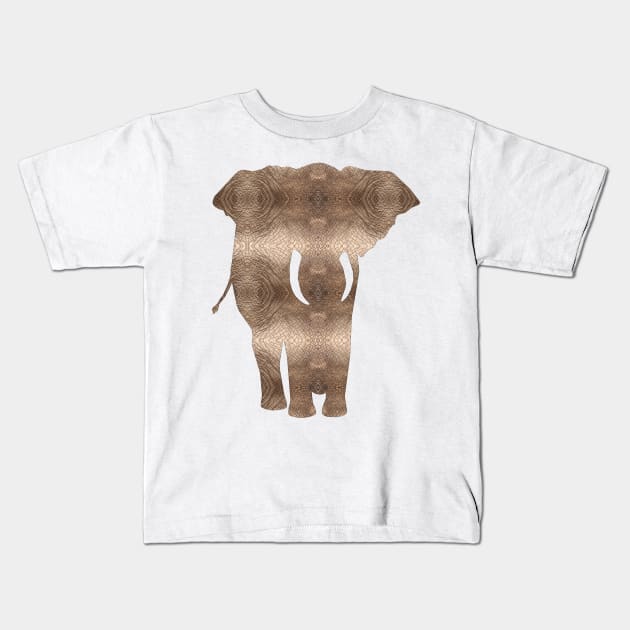 Elephant icon Kids T-Shirt by happyantsstudio